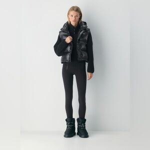 Aritzia The Super Puff™ Shorty Vest - Hi-Gloss | Black